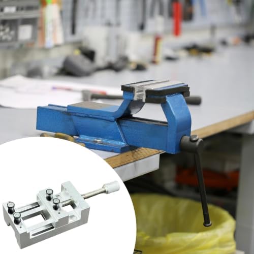 Mini Bench Vise Clamp Sturdy Metal Table Vise Small Vice Hand Tool Multipurpose Clamping Device Suitable for Filing Gluing Cutting Assembly Tasks