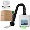 FC-2001A Solder Fume Extractor, 2-in-1 H13 HEPA Activated Carbon