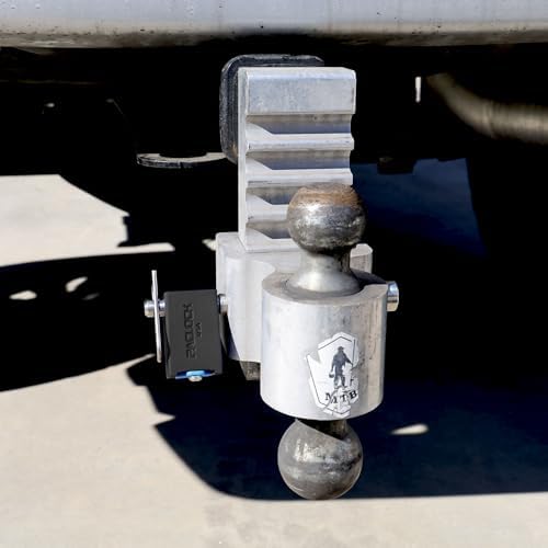 PACLOCK's 80-Series Trailer Hitch Lock, Standard Rekeyable (SR), 400" Pin, One Lock Keyed to a Number U-Pick! w/ 2 Keys, Black