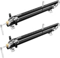 SpeTool Panel Clamp, 4-Way Pressure Parallel Clamp For Board Cabinet, Tabletops, Woodwork, Adjustable Parallelogram Couplers, Cutting Board Clamps For Precision Projects, 16 Inch Panel Clamps 2 Pack