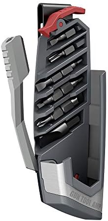 Real Avid Gun Multitool for Handgun & Pistol Gunsmithing | 24-in-One Gun Tool with Screwdriver, Bit Set, Nut Wrenches, Hex Keys, Pin Punch, Pick, File, Holster & More for Cleaning & Maintenance