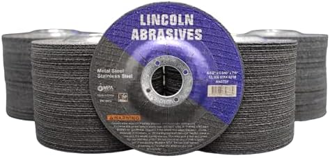 200 Pc Depressed Center 4.5" x .040" x 7/8" Aluminum Oxide Cut-Off Wheels