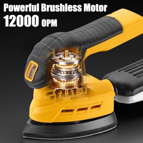 Cordless Detail Sander for DEWALT 20V Battery(Battery Not Included)