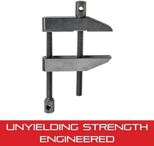 Starrett Toolmakers Parallel Clamp - Ideal for Holding Work in Tapping and Drilling - 2-1/4" Capacity, 1-7/32" Throat Depth, Hardened Steel, Nice Finish - 161C