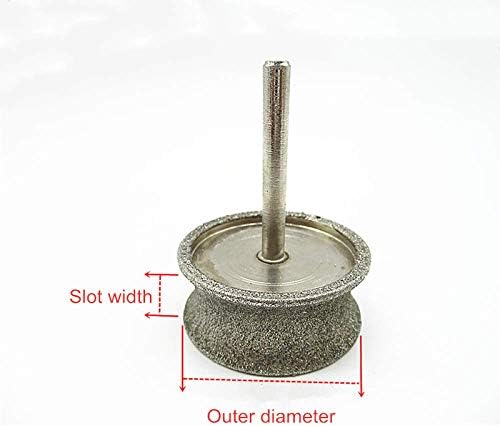 1Pc Bracelet Polishing Grinding Wheel Round Pit Ring Arc Heads Diamond Mounted Points Concave Type Head Abrasive Jewelry Carving,20mmX10mm Coarse