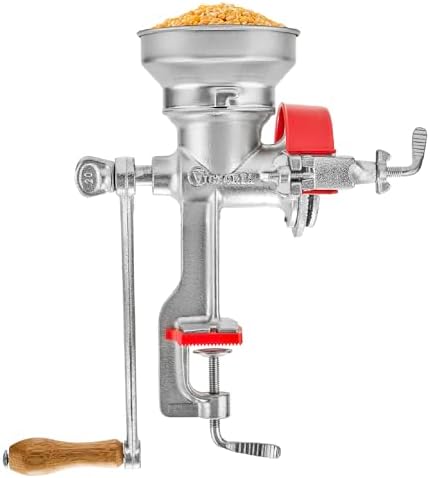 Victoria Manual Cast Iron Grain Mill 1200g with Low Hopper