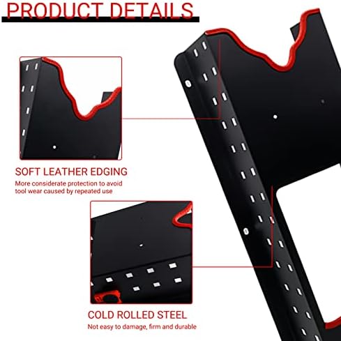2-Pack Polisher Holder Wall Mount, Cold-Rolled Steel Holder for Detailing