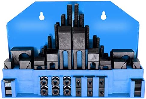 HFS (R) 58pc Hold Down Clamp Clamping Set Kit Bridgeport Mill (7/16" Slot 3/8" Stud)