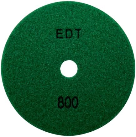 7" Dry Stone & Concrete Polishing Pad, 1.5mm Segment Height, 800 Grit