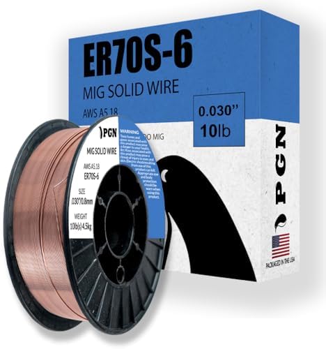 PGN ER70S-6 .030" Solid MIG Welding Wire - 10lb Spool