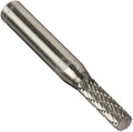 Drill America SA-14 Carbide Burr/Rotary File Cylindrical Double Cut for Die Grinder 3/16" Dia. x 5/8" Cut Length with 1/4" Shank and 2" Overall Length, DUL Series