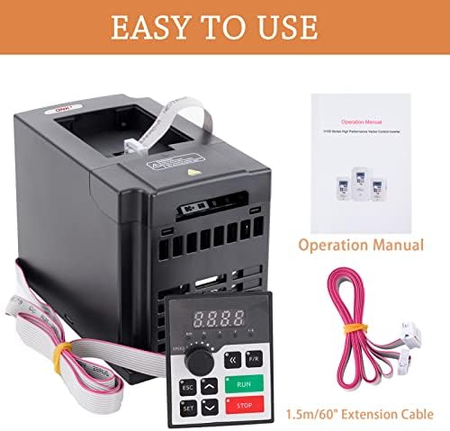 QNK 3KW 4HP 220V AC 14A VFD Converter Single to 3 Phase Inverter