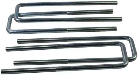 BST BSSP Square U-Bolts for 3" Wide Leaf Spring 8.75" Long 9/16" Dia for 2004-2018 Ford F150 w/Hardware