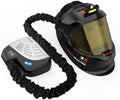 YESWELDER Powered Air Purifying Respirator Auto Darkening Welding Helmet LYG-Q800D Welder Hood