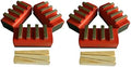 Diamond Grinding Blocks for Concrete Grinding, Set of 6, #18/20 Grit