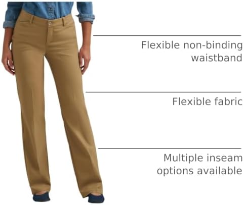 Lee Women's Ultra Lux Comfort with Flex Motion Trouser Pant