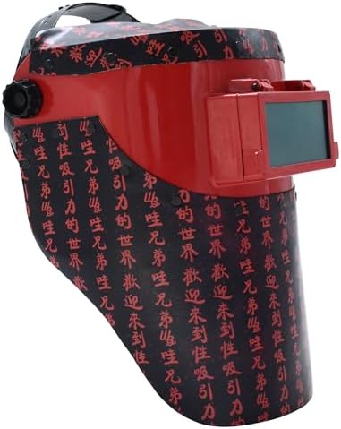 WoahBros Flip-Up Welding Helmet | Sugar Scoop Welding Hood | Fits 2x4 Cheater Lens (Not Included) | Art of War