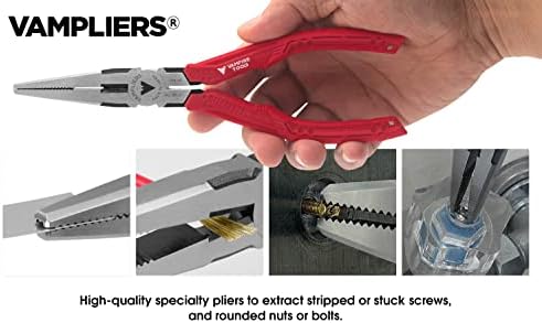 VAMPLIERS 4-PC Stripped Screw Extractor Pliers Set Pro Grade, Made in Japan