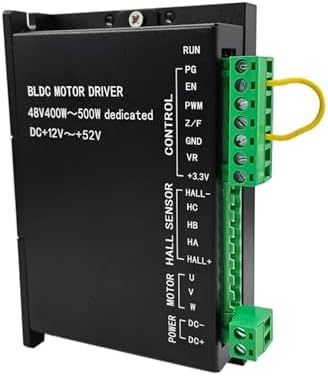 ER11 Brushless Spindle+57MM Clamp with Screws+ 48V Brushless Electronic Starter Driver+ER11-10mm Built in Sensor 48V500W-T3