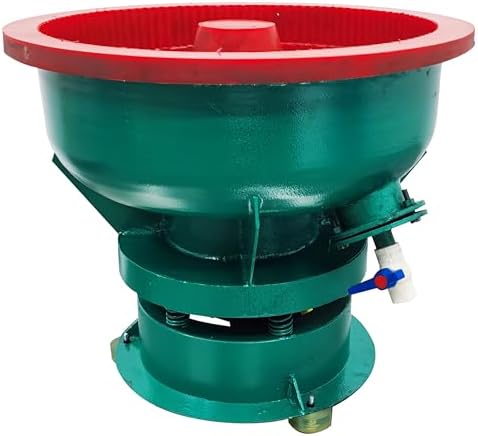TECHTONGDA Vibration Grinder Polisher Electric Deburring Chamfering Machine Polyurethane Inner Liner 80L 220V 1100W