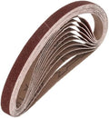 HARFINGTON 1/2 x 18 Inch Sanding Belts, 20 Pcs 100 Grits Aluminum Oxide