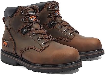 Timberland PRO Men's Pit Boss 6 Inch Steel Safety Toe Industrial Work Boot