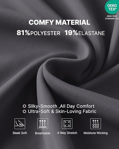 G4Free EverGoing Wide Leg Yoga Pants for Women Front Seam with Pockets