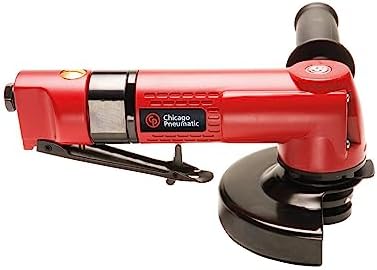 Chicago Pneumatic CP9122BR - Air Angle Grinder Tool, 4.5 Inch (115 mm), 0.8 HP / 600 W, 12000 RPM, Welder, Woodworking, Automotive Detailing, Stainless Steel Polisher, Heavy Duty