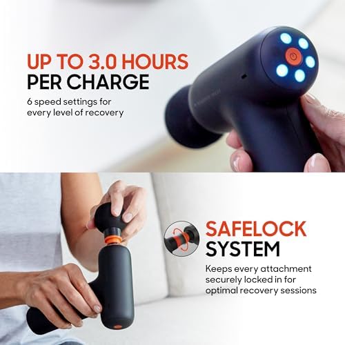 Sharper Image Powerboost Core Mini Percussion Massage Gun, 2026 Version