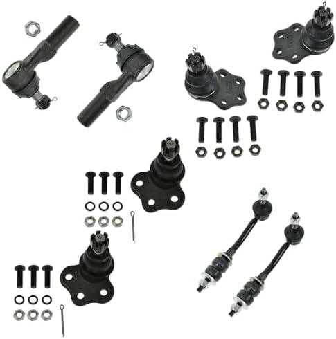 TRQ Front Steering & Suspension Kit Ball Joint Sway Bar Stabilizer Link Tie
