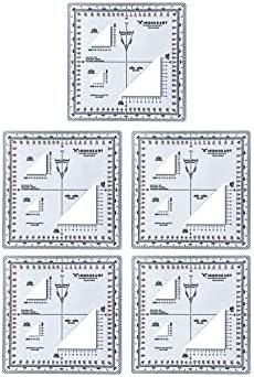 Ironheart Military Protractor Accurately Cut for Land Navigation - 5 Pack