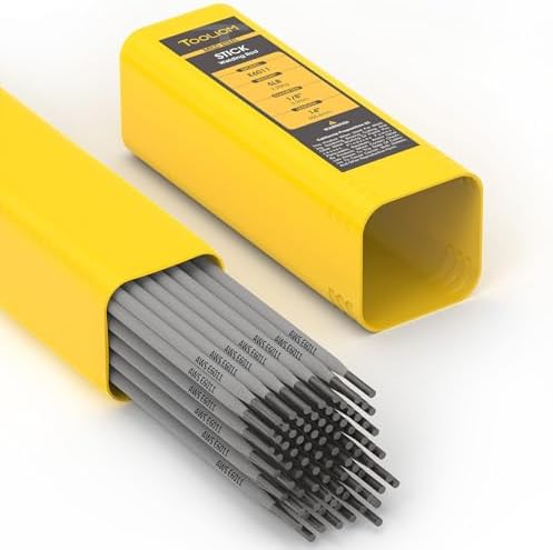 TOOLIOM E6011 Welding Rod Carbon Steel Stick Electrodes, 1/8" 5LB