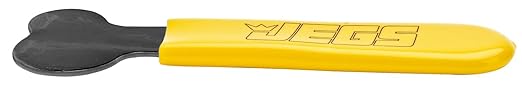 JEGS Quarter-Turn Fastener Tool | Steel Core | Non-Slip Vinyl Grip | Multiple Radii for Slotted Fasteners | Made in USA