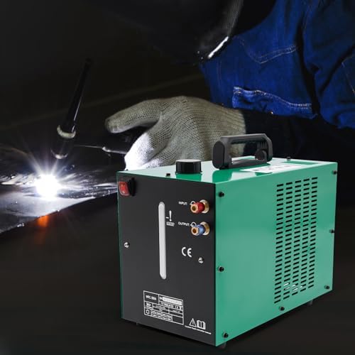 Tig Welder Water Cooler, 1.5KW Cooling Power Welder Torch Water Cooling System, Welding Water Cooler with 8L Large Capacity Tank and Water Pipes, Portable Welding Machines Cooling Equipment