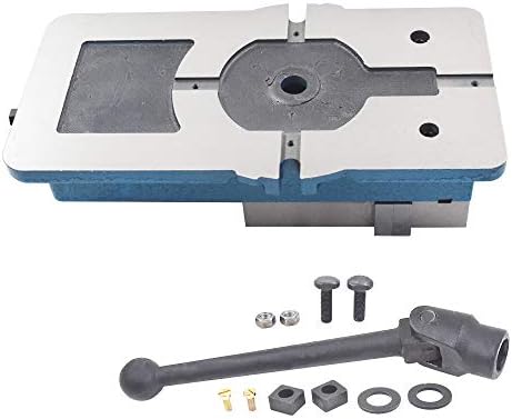 findmall 5 Inch Lock Down Vise Accuracy Milling Vice 5 Inch Jaw Width Drill Press Vise Milling Drilling Machine Bench Clamp Clamping Vice(5")