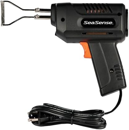 SeaSense Rope Cutting Gun for Fishing, Boating & Camping – 4’ Cord, 1.5 Lbs, 120 V, 100 W & 1.5 A – Lightweight Electric Cutter Tool for Synthetic Rope or Line