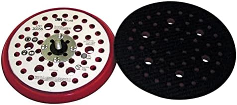Cubitron Hookit Clean Sanding Low Profile Disc Pad, 52 Holes - For Orbital and Random Orbital Sanders - Hook and Loop Attachment - 6" x 3/8" x 5/16-24 - 20356