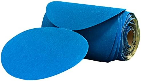 3M Stikit Blue Abrasive Disc Roll, 321U, 36207, 6 in, 220+ Grade, No Hole