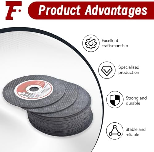 100 Pack 4" x.040 x5/8" Cut Off Wheel - Metal & Stainless Steel Thin Cutting Discs