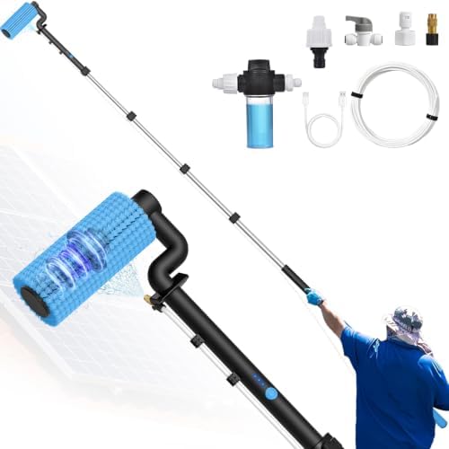 Telescopic Water-Fed Washing Kit with Soap Dispenser