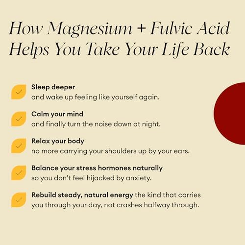 GLDN Magnesium Liquid Syrup - Nighttime Magnesium Glycinate with Rejen Fulvic Acid for Improved Absorption Key Electrolytes and L-Theanine for Sleep and Cortisol Support - Tart Cherry (16 fl.oz)