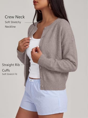 Trendy Queen Cropped Cardigan Sweaters for Women Fall Fashion Clothes 2026