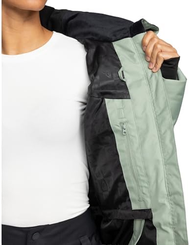 Roxy Women's Quinn Puffer Jacket – 10k Waterproof, Pfas-free, Recycled Stretch Fabric
