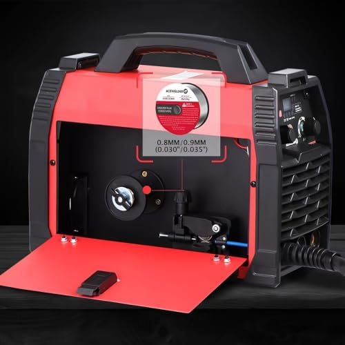 ACEWELDER 140A Gasless Flux Core MIG Welder/Lift TIG/Stick 3 in 1 Welding Machine 110V Portable IGBT Inverter Synergy Welder Machine (MIG140)