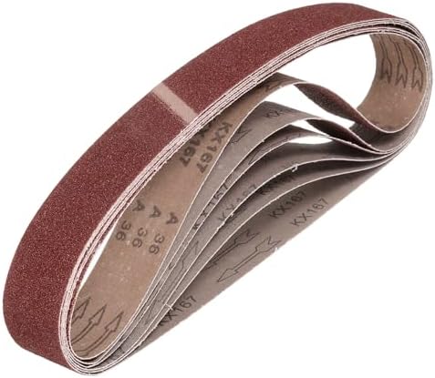 HARFINGTON 2 x 36 Inch Sanding Belts, 6 Pcs 36 Grits Aluminum Oxide