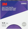 3M Trizact Hookit Foam Disc, 30662, P5000 Grade, 6 in