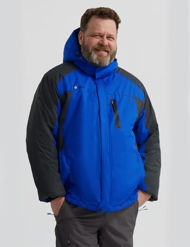 GEMYSE Men's Winter Ski Jacket Waterproof Snow Coat with Detachable Hood