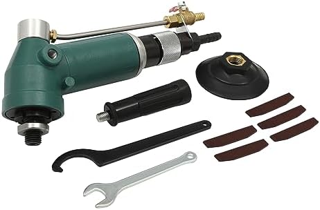 4 Inch Air Grinder Pneumatic Polisher, Wet Stone Polisher Grinder, Portable Water Wet Air Powered Sander Polisher for Buffed Marble Granite