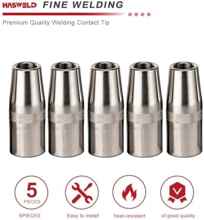 5-PK MIG Gun Nozzle KP2742-1-50F 1/2 fits Lincoln Magnum PRO 250L 300L 250A / 350A guns part