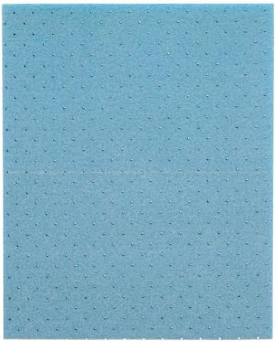 3M Hookit™ Flexible Foam Abrasive Sheet, P1000, 5.5 in x 6.8 in (139 mm x 172 mm), 10 Sheets/Carton, 6 Cartons/Case